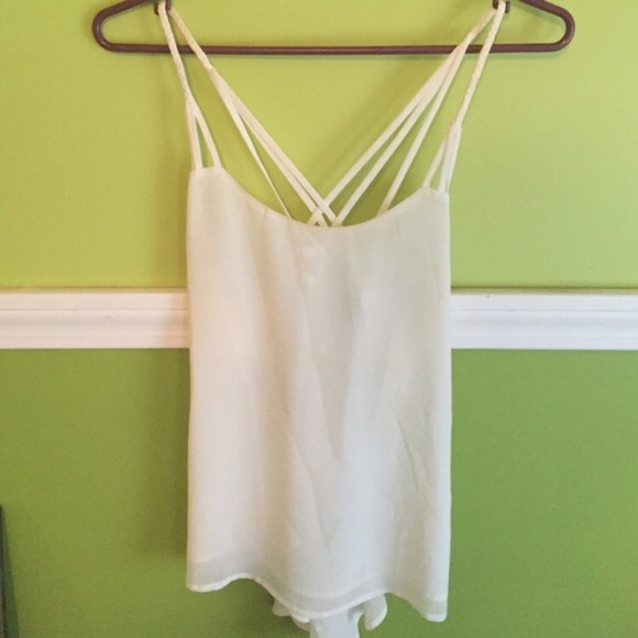 Naked Zebra Tops - White tank